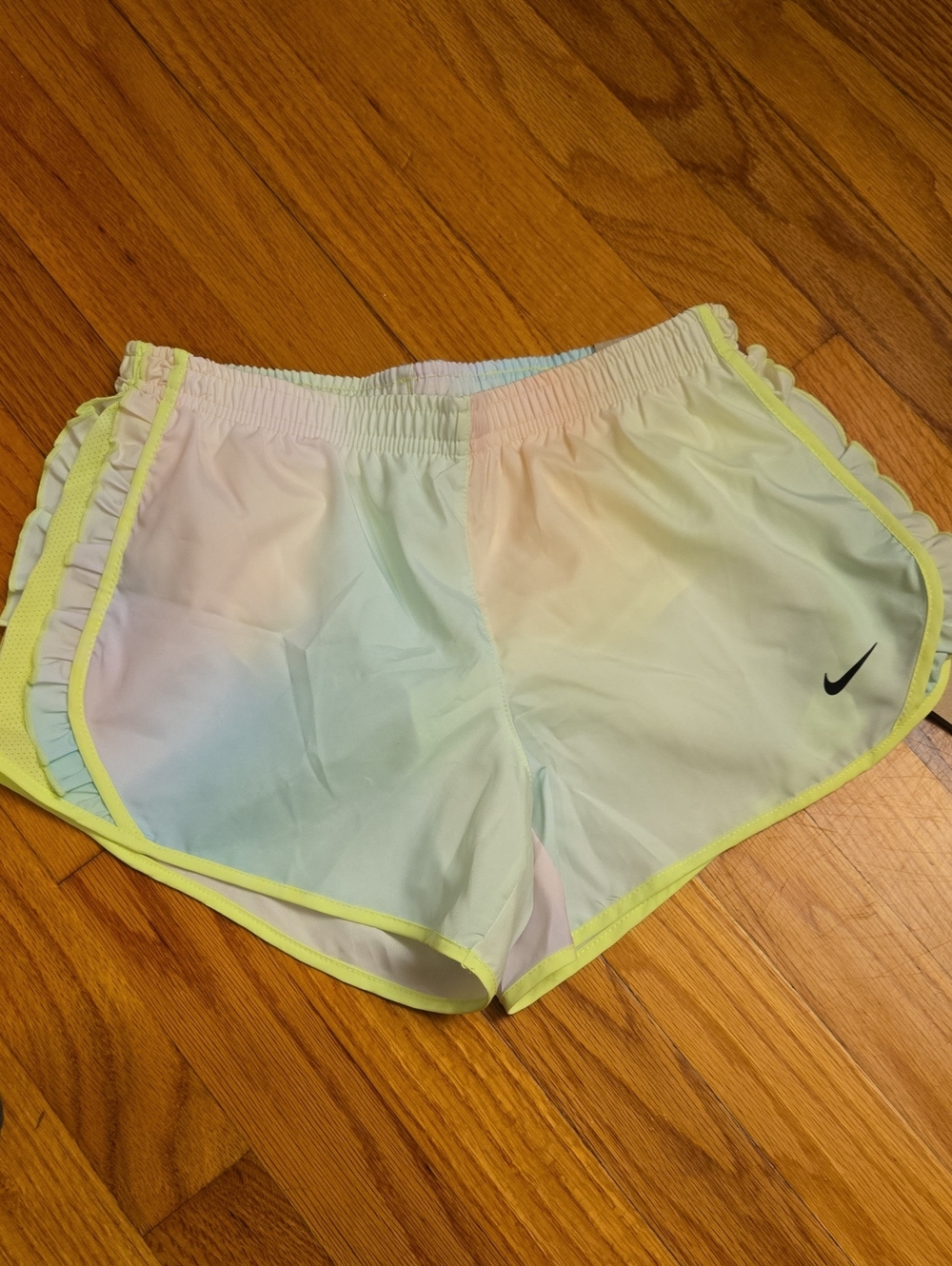 Nike Pastel Gradient Athletic Shorts - Neon Trim